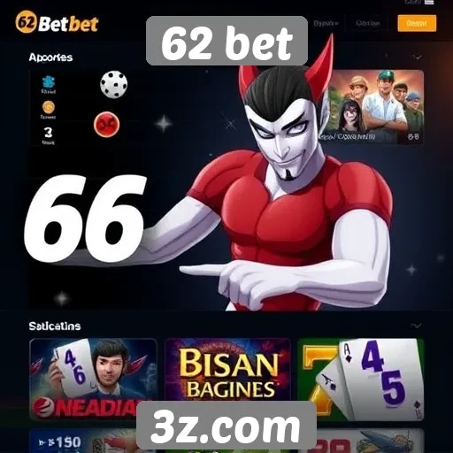 Análise das opções de jogos disponíveis no site 62 bet
