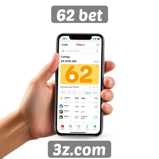 Experiência de usuário em dispositivos móveis no 62 bet